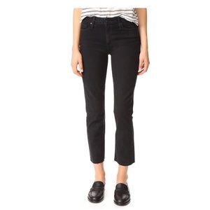 Paige Jacqueline Straight Leg Jeans Raw Hem
